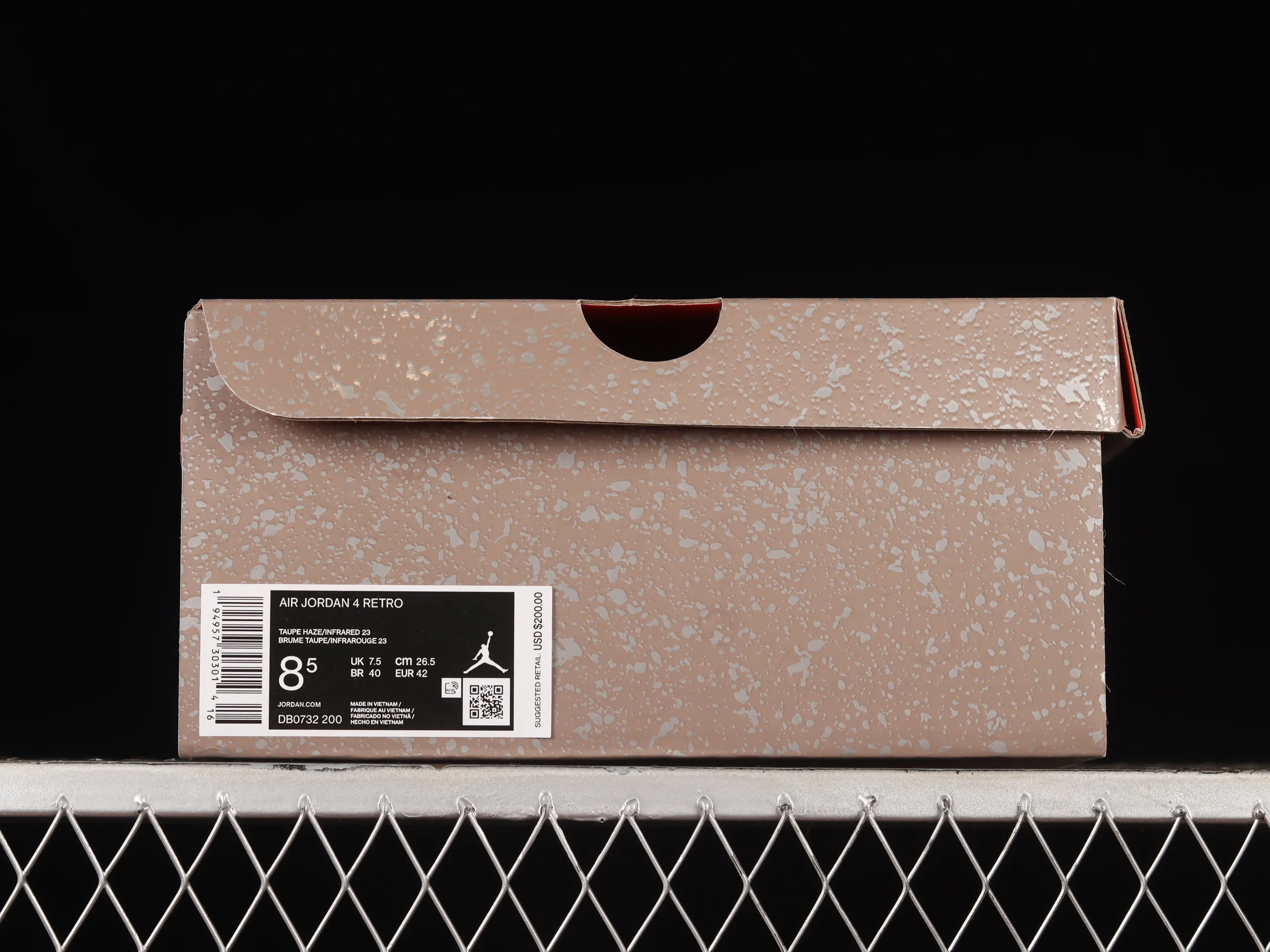 All categories Air Jordan Jordan series basketball shoes Air Jordan 4 OG version Air Jordan 4 Retro "Taupe Haze" AJ4 Joe 4 black brown Mocha DB0732-200